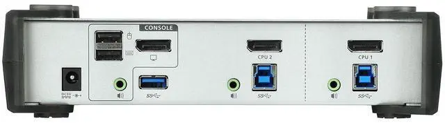 Alt view image 3 of 3 - ATEN CS1912 2-Port USB 3.0 DisplayPort KVMP Switch (Cables Included)