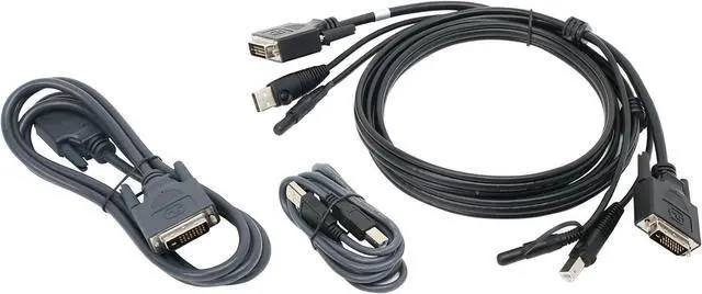 Alt view image 2 of 2 - IOGEAR Dual View DVI, USB KVM Cable Kit with Audio (TAA), 6-Foot G2L7202UTAA3