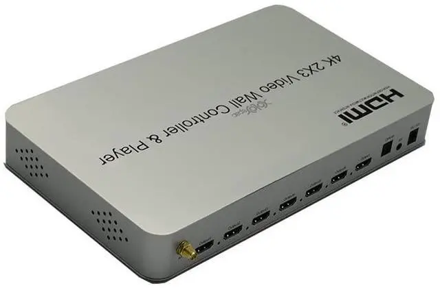 Alt view image 4 of 7 - TW23 2x3 4K 60HZ HDMI Video wall controller TV wall processor (one HDMI input and 6 HDMI outputs) with USB media player