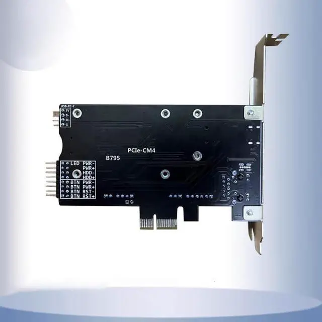 Alt view image 2 of 7 - JMT BliKVM PCIe KVM Over IP Remote Control O&M Server with OLED PoE HDMI-Compatible CSI USB Interface Compatible with Raspberry Pi RPi CM4