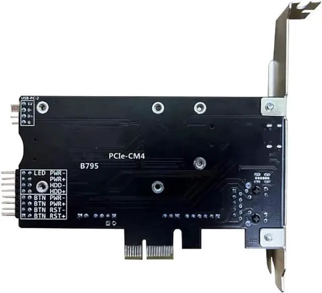 Alt view image 3 of 7 - JMT BliKVM PCIe KVM Over IP Remote Control O&M Server with OLED PoE HDMI-Compatible CSI USB Interface Compatible with Raspberry Pi RPi CM4