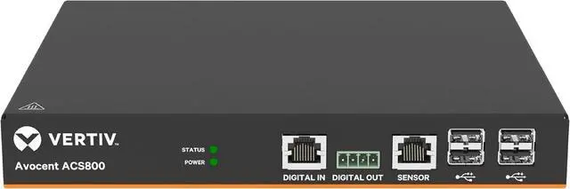 Main image of Vertiv Avocent ACS 800 2-Port Serial Console Server with External AC/DC Power Supply, Compact Chassis (ACS802EAC-001)