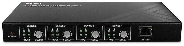 Alt view image 2 of 4 - LINDY 43406 Matrix Switch USB 3.2 Gen 1 4x4