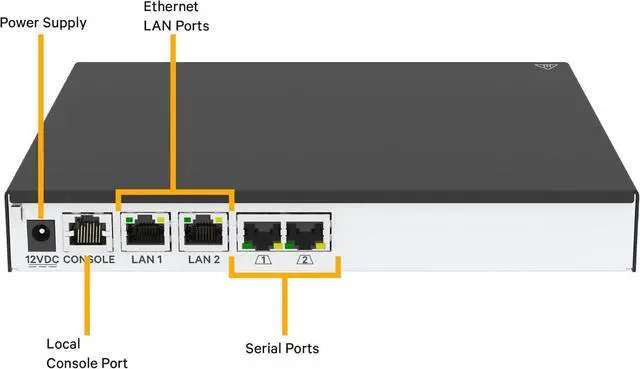 Alt view image 3 of 5 - Vertiv Avocent ACS 800 2-Port Serial Console Server with External AC/DC Power Supply, Compact Chassis (ACS802EAC-001)