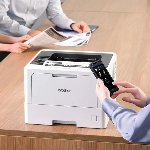 Alt view image 6 of 7 - Brother HL-L5210DW Business Monochrome Laser Printer with Duplex Printing, Versatile PaperHandling, Wireless and Gigabit Ethernet Networking, and Mobile Printing, Works with Alexa