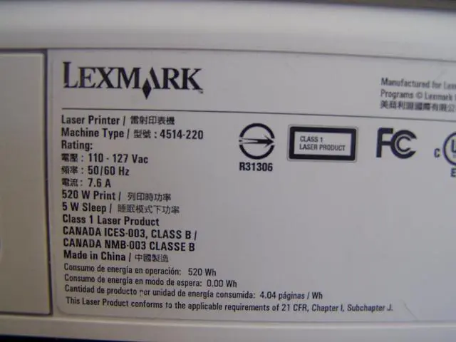 Alt view image 7 of 7 - Lexmark 35S0050 Wireless Monochrome Printer