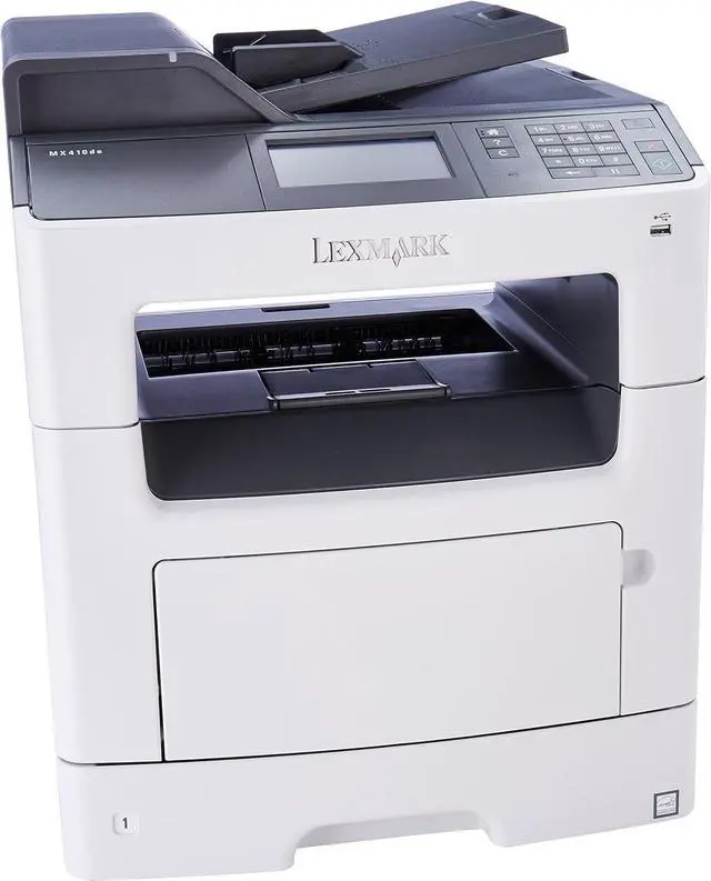 Alt view image 2 of 2 - Lexmark MX410de Monochrome All-in One Laser Printer, Scan, Copy, Network Ready, Duplex Printing and Professional Features