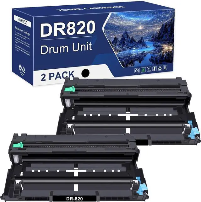 Main image of Ennovor DR820 Drum Unit DR-820 DR 820 HL-L6200DW Compatible Replacement for Brother DR820 for HL-L6200DW HLL6200DW L6200DW MFC-L5850DW MFC-L5900DW MFC-L5700DW HL-L5200DW L5200DWT Printer Drum Unit 2PK