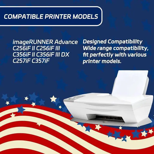 Alt view image 2 of 7 - Ennovor Compatible for Canon GPR-58 Drum Unit Work for Canon imageRUNNER Advance C256iF II C256iF III C356iF II C356iF III DX C257iF C357iF Printers, with Chip, High Yield 45000 Pages (Magenta)
