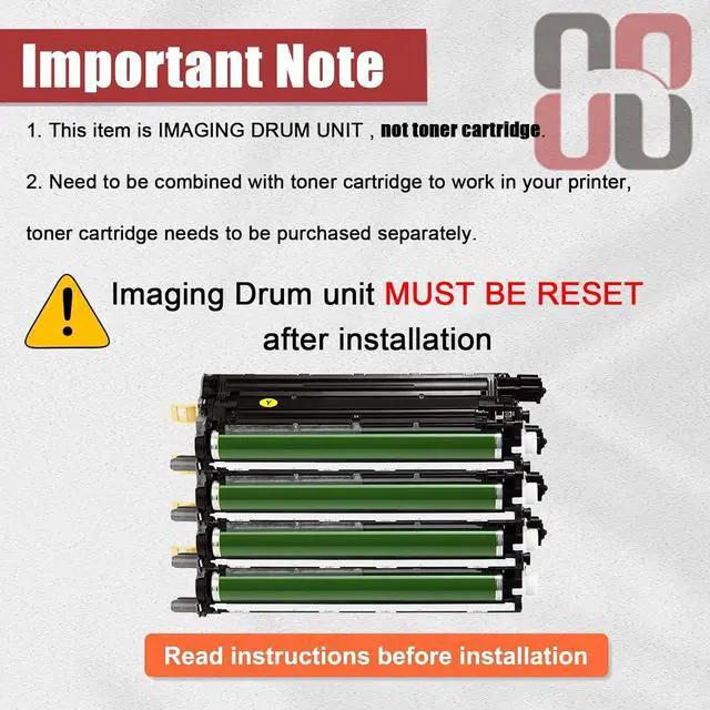 Alt view image 5 of 7 - Ennovor IM C530FB Drum Units Compatible for Ricoh IMC530 418244 418245 418246 418247 Imaging Drum Unit Work for Ricoh IM C530FB Printer 1 Black