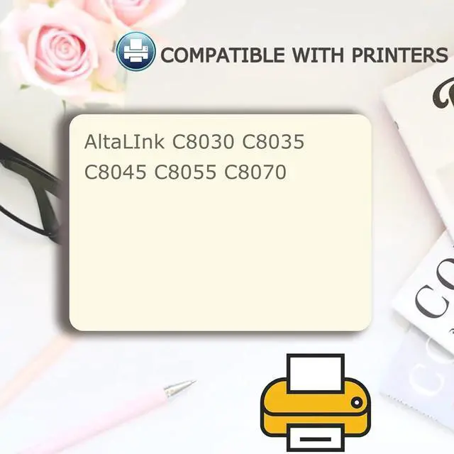 Alt view image 2 of 7 - Ennovor 013R00662 Drum Unit Compatible for Xerox AltaLInk C8030 C8035 C8045 C8055 C8070 Printers, High Production Replacement, Clear Printing, with Chip, High Yield 225000 Pages (4-Pack BK/C/M/Y)