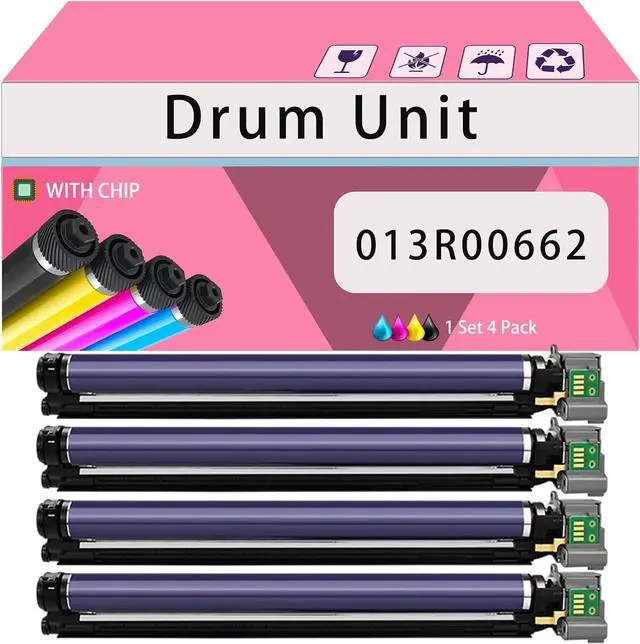 Main image of Ennovor 013R00662 Drum Unit Compatible for Xerox AltaLInk C8030 C8035 C8045 C8055 C8070 Printers, High Production Replacement, Clear Printing, with Chip, High Yield 225000 Pages (4-Pack BK/C/M/Y)