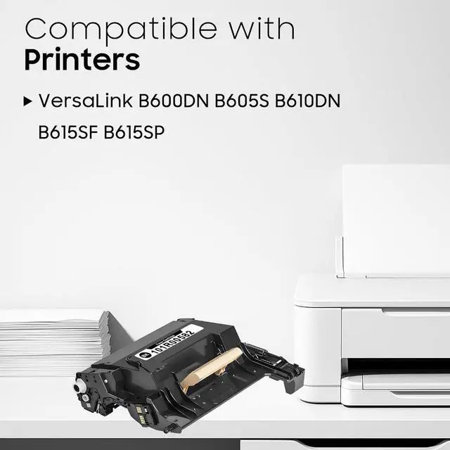 Alt view image 2 of 6 - Ennovor B600 B605 B615 Drum Unit Compatible with Xerox 101R00582 Drum for Xerox VersaLink B600 B605 B610 B615 Printer (1-Pack 60,000 Pages)