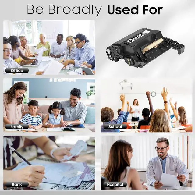Alt view image 6 of 6 - Ennovor B600 B605 B615 Drum Unit Compatible with Xerox 101R00582 Drum for Xerox VersaLink B600 B605 B610 B615 Printer (1-Pack 60,000 Pages)