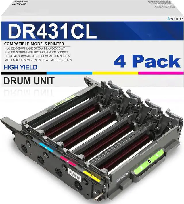 Main image of Ennovor DR-431CL DR431CL Drum Unit DR-431 DR431 Imaging Unit Replacement for Brother HL-L8260CDW L8360 L8360CDW L8360CDWT DCP-L8410CDWT L8410CDW MFC-L8610 L8610CDW Printer