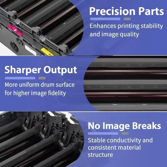 Alt view image 6 of 7 - Ennovor Drum Unit Replacement for DR431CL, DR-431CL Compatible with Brother Printer HL-L8260CDW HL-L8360CDWMT HL-L8360CDWT HL-L8360CDW MFC-L8900CDW MFC-L8610CDW MFC-L8905CDW (30000 Page Yield)