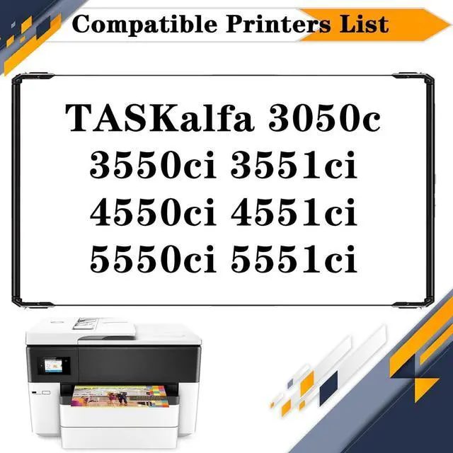 Alt view image 2 of 7 - Ennovor DK-8505 DK8505 302LC93017 Imaging Drum Kit, Compatible for Kyocera TASKalfa 3050ci 3550ci 3551ci 4550ci 4551ci 5550ci 5551ci PrintersHigh Print Volume with Chip Black*1