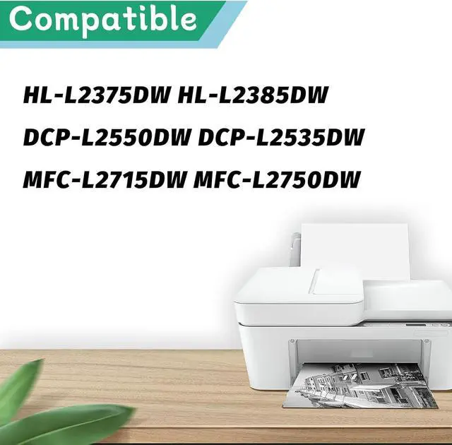 Alt view image 2 of 7 - Ennovor DR2455 Drum Unit Replacement Compatible for Brother HL-L2375DW HL-L2385DW DCP-L2550DW DCP-L2535DW MFC-L2715DW MFC-L2750DW Printer 1 Black