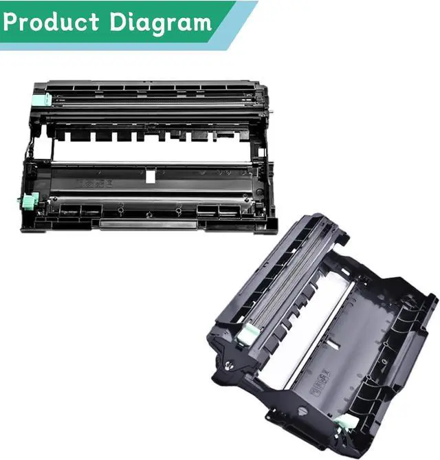 Alt view image 5 of 7 - Ennovor DR2455 Drum Unit Replacement Compatible for Brother HL-L2375DW HL-L2385DW DCP-L2550DW DCP-L2535DW MFC-L2715DW MFC-L2750DW Printer 1 Black