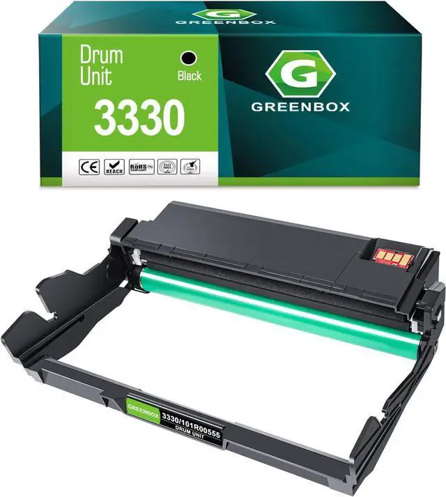 Main image of Ennovor GREENBOX (NO Toner) Compatible Drum Unit Replacement for Xerox Phaser 3330 101R00555 for WorkCentre 3335 3345 3345VDNi Phaser 3330DNi WorkCentre 3335DNi WorkCentre 3345DNi Printer (1 Pack)