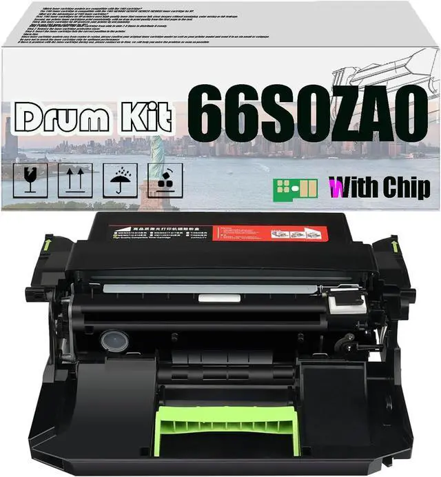 Main image of Ennovor 66S0ZA0 Imaging Drum Kit, Compatible for Lexmark MS531 MS631 MS632 MS639 MX532 MX632 Printers [High Print Volume with Chip] 1 pcs