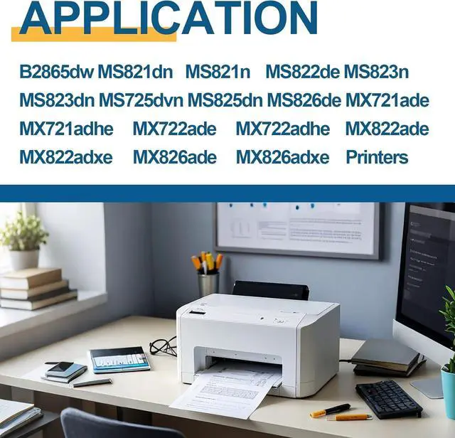 Alt view image 2 of 6 - Ennovor 58D0Z00 Imaging Unit Compatible with 58D0Z00 Black Drum Unit for B2865dw MS725dvn MS821dn MS821n MS822de MS823dn MS825dn MS826de MX721ade MX722ade MX822ade MX826ade MX826adxe Printer(1 Pack)