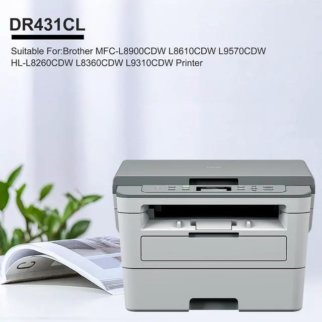 Alt view image 2 of 6 - Ennovor HEG DR431CL DR-431CL Drum Unit Replacement Compatiblewith Brother Printer HL-L8260CDW HL-L8360CDW HL-L8360CDWT HL-L8360CDWMT MFC-L8610CDW MFC-L8900CDW DR431cl Ink 30000 Page Yield