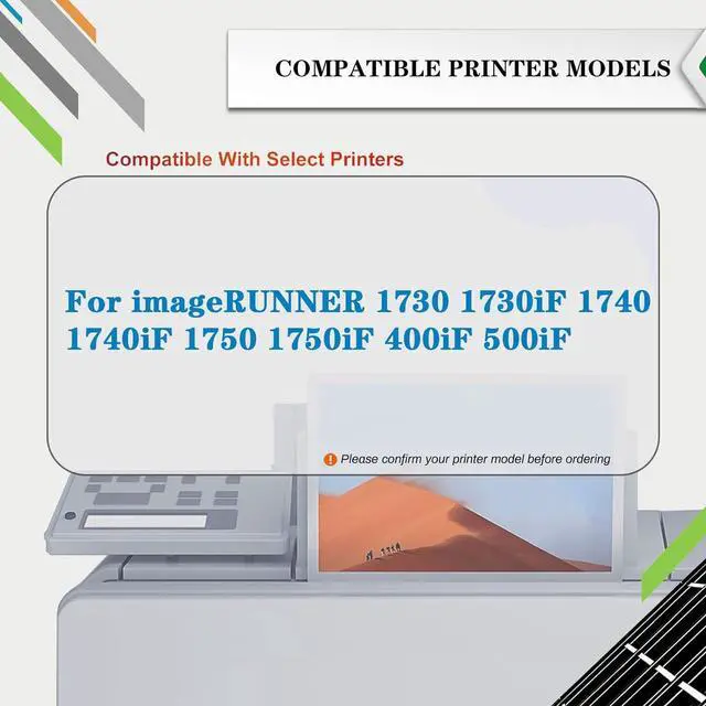 Alt view image 2 of 7 - Ennovor Compatible 2773B004 GPR-39 Drum Unit Replacement Imaging Unit Suitable for Canon ImageRUNNER 1730 1730iF 1740 1740iF 1750 1750iF 400iF 500iF Printer 2pack
