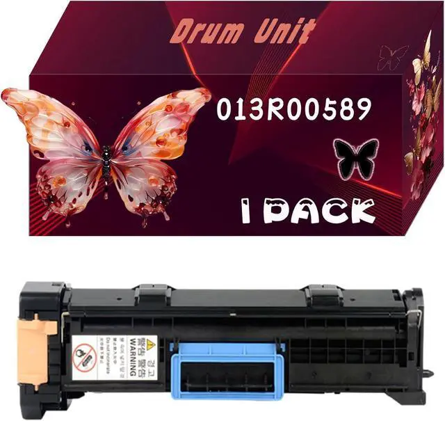 Main image of Ennovor 013R00589 Drum Unit Compatible for Xerox CopyCentre 133 C123 C128 WorkCentre 133 M123 M128 WorkCentre Pro 123 128 133 Printers, with Chip, High Yield 60000 Pages, Bright Colors (1 Pack Black)