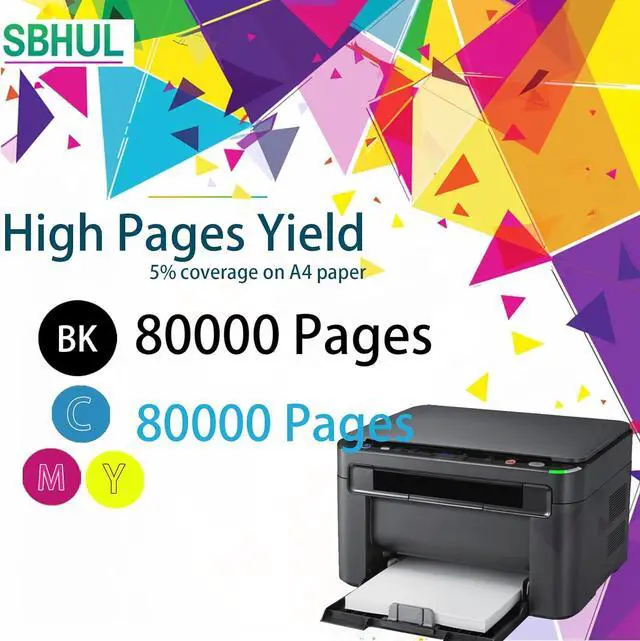 Alt view image 3 of 7 - Compatible for Xerox VersaLink C7020 C7025 C7030 Printer, C7020 Drum Unit (with chip) , High Yield 80000 Pages, Convenient to Install Eco 113R00780 (Yellow)