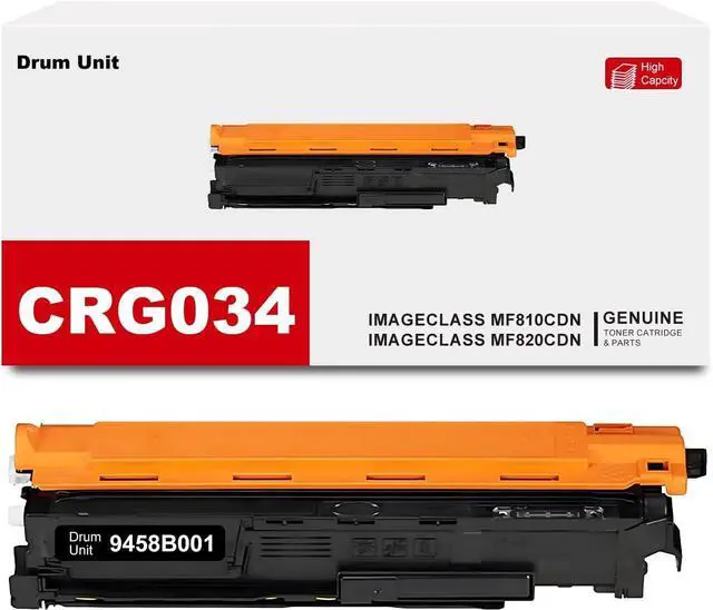 Main image of Ennovor BUEGOO CRG034 CRG-034 034 9458B001 Black Drum Unit Compatible for Canon imageCLASS MF810Cdn imageCLASS MF820Cdn Printer | 1 Black