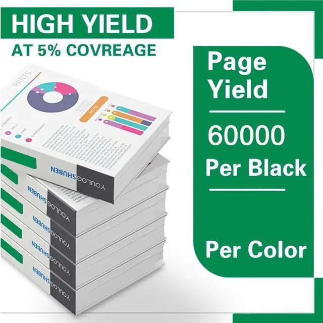 Alt view image 3 of 7 - Ennovor Compatible Drum Unit Replacement for Lexmark 56F0Z0E, High Yield work with MS321 MS421 MS521 MS621 MS622 MX321 MX421 MX521 Printer,60000 pages,Black-3 Pack