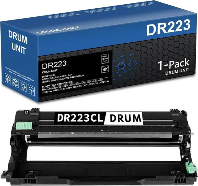 Main image of Ennovor 1 Pack DR223CL Black Drum Unit Compatible DR223CL DR-223CL Drum Unit Replacement for Brother MFC-L3770CDW MFC-L3710CW MFC-L3750CDW HL-3290CDW HL-3210CW HL-3230CDW Printer