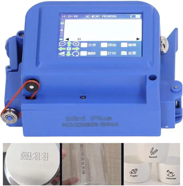 Alt view image 3 of 7 - Ennovor Fafeicy Handheld Inkjet Printer Portable Multilingual HD LED Touch Screen Inkjet Printer