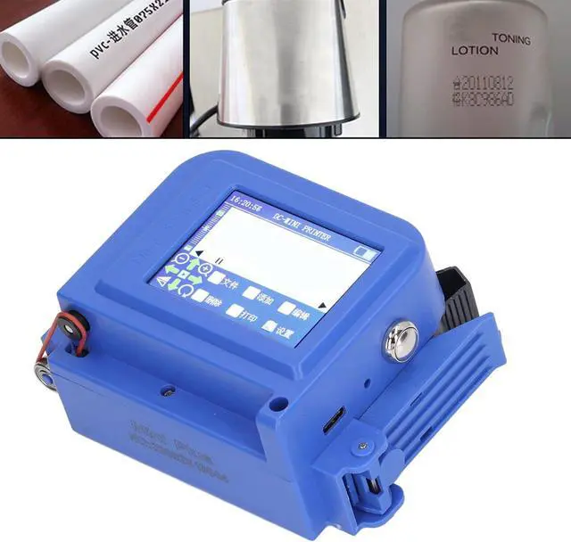 Alt view image 5 of 7 - Ennovor Fafeicy Handheld Inkjet Printer Portable Multilingual HD LED Touch Screen Inkjet Printer