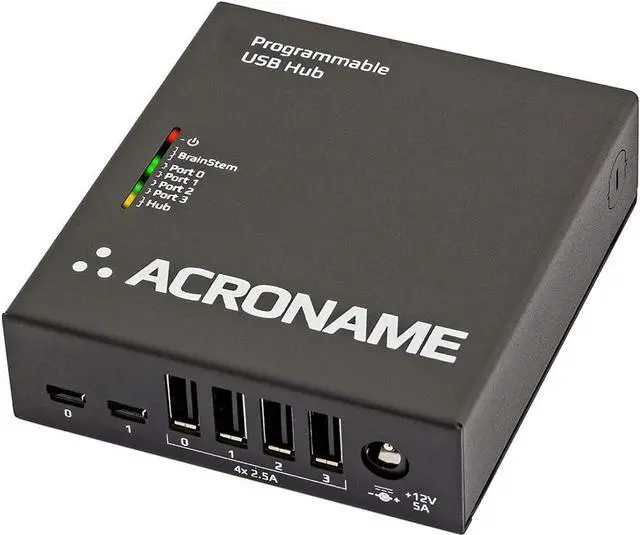 Main image of Ennovor Managed USB Switch/Hub 2 Computers - 4 Port, Fast Charge (2.5A), Industrial Grade, Programmable Compatible with Mac/Windows/Linux USB 2.0