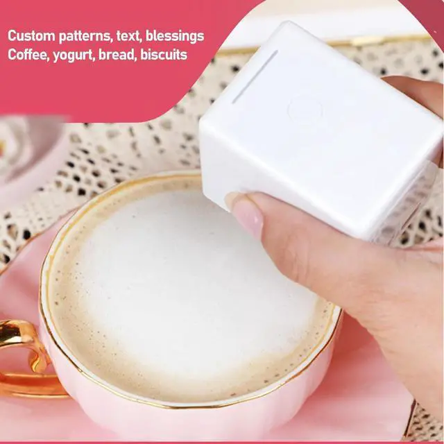 Alt view image 3 of 7 - Ennovor Walfront Handheld Food Print Pen Portable Mini Food Grade Inkjet Printer with Roller Sensor Technology, for Customizing Images on Desserts, Cakes and Drinks