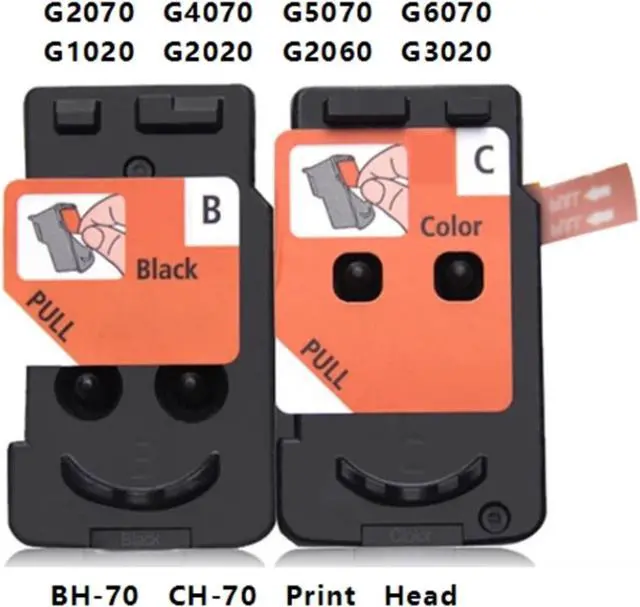 Alt view image 2 of 5 - Ennovor BH-70 CH-70 Print HeadCompatible for Canon PIXMA G2070 G4070 G5070 G6070 G7070 G1020 G2020 G3060 G2060 G3020 G2021 Printer Accessories(1 Set)