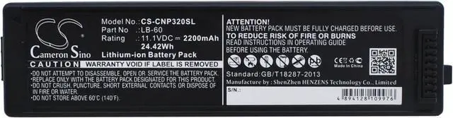 Alt view image 5 of 5 - Ennovor VI VINTRONS Battery for Canon LK-62, PIXMA i260, PIXMA i320, PIXMA iP100, PIXMA iP100 min, 2446B003, K30274,