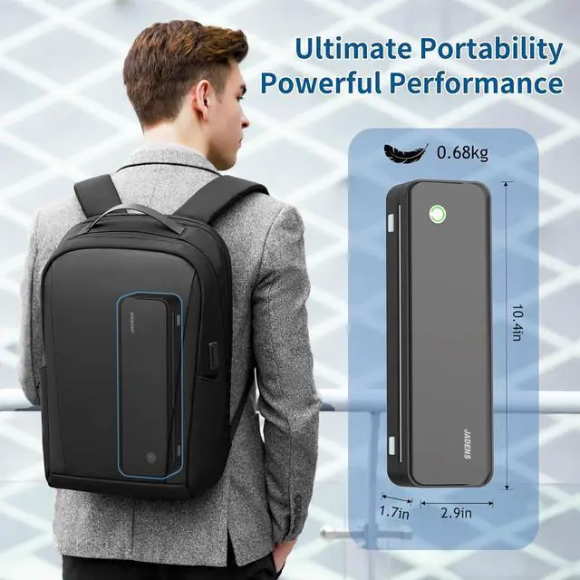 Alt view image 5 of 7 - Ennovor JADENS Wireless Portable Thermal Printer, 8.5''11'' Thermal Paper, 300DPI, Bluetooth, Inkless, Compatible with iOS, Android & Laptop