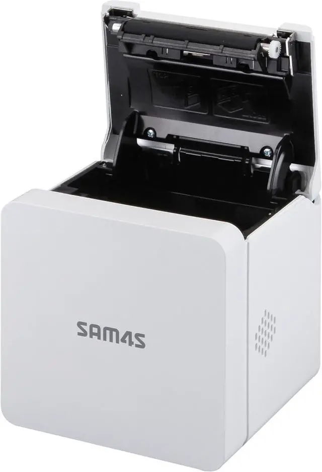 Alt view image 6 of 7 - Ennovor HK SYSTEMS SAM4s Gcube-102D 80mm Direct Thermal Receipt Printer, Compact Design, 250mm/sec, USB Serial Ethernet Interface, Supports Windows, Android, and iOS, White