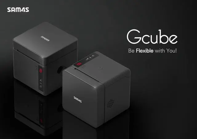 Alt view image 7 of 7 - Ennovor HK SYSTEMS SAM4s Gcube-102D 80mm Direct Thermal Receipt Printer, Compact Design, 250mm/sec, USB Serial Ethernet Interface, Supports Windows, Android, and iOS, White