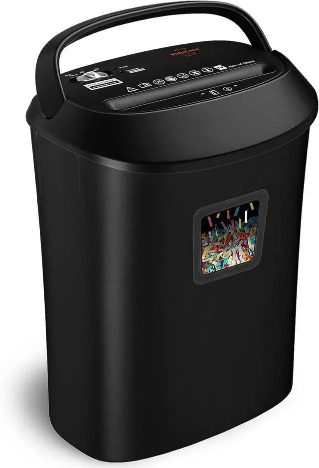 Main image of Ennovor Paper Shredder,VidaTeco 58dB 14-Sheet Cross-Cut Shredder with US Patented Cutter,Also Shreds Card/CD, Heavy Duty Paper Shredding Machine for Home Office,Fast with Auto Jam Proof,6.6-Gallon Bin