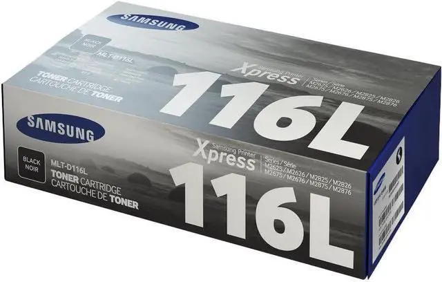 Alt view image 2 of 2 - Samsung SU828A MLT-D116L High Yield Toner Cartridge, Black, Pack of 1
