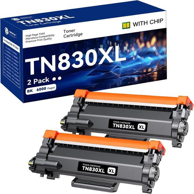 Main image of Ennovor TN830XL Toner Cartridge High Yield Replacement for Brother TN830 TN-830 TN830 XL TN-830XL use with HL-L2460DW DCP-L2640DW HL-L2405W MFC-L2820DW HL-L2480DW Printer (2 Black)
