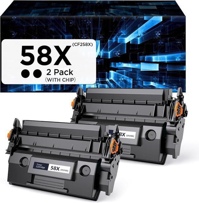 Main image of Ennovor 58X CF258X Toner Cartridge (with Chip) High Yield Compatible for HP 58X CF258X 58A CF258A use with Laserjet MFP M428dw M428fdw M428fdn Pro M404n M404dn M404dw M304a Printer (2 Black)