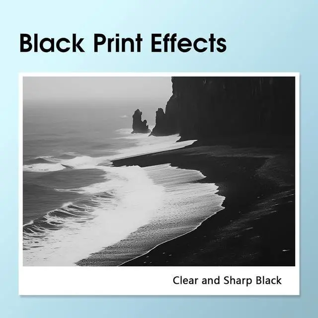 Alt view image 6 of 6 - 923e 923XL Black Replacement for HP 923 Black Ink Cartridgs for HP Printers Office Jet Pro 8125e 8135e 8138e 8139e 8130 8130e Series OfficeJet 8122e 8120 Series Printer(1 Pack 923 XL)