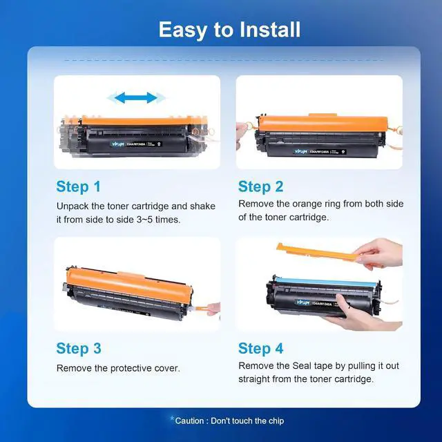 Alt view image 6 of 6 - Ennovor 134A Toner Cartridge Replacement Compatible for 134A Black Toner Cartridge W1340A 134X W1340X for Pro M209dw 232dw 232dwc 233sdn 233dw 234dw 234sdw 236dw 236sdw Series Printer, 2 Packs
