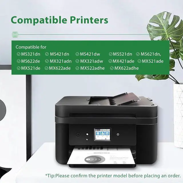 Alt view image 2 of 5 - Ennovor 56F1000 High Yield Toner Cartridge Compatible for Lexmark 56F1000 Toner Cartridge for MS321,MX321,MX421,MX521,MX522,MX622 MS421,MS521,MS621,MS622 Laser Printer [6,000 Pages]
