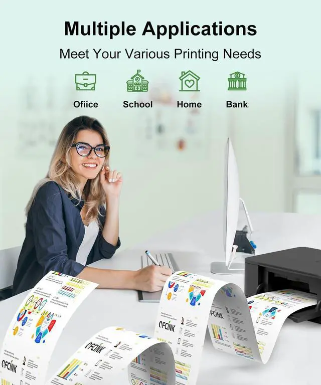 Alt view image 7 of 7 - Ennovor 910XL Ink Cartridges Combo Pack for HP Printers Replacement for HP 910 HP 910XL Ink with HP OfficeJet Pro 8025e 8015e 8028e 8035e 8025 8035 8020 Printers (4 PackBK, CMY)